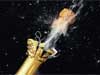 Nieuwjaarskaarten 2025, Champagne ontkurken voor het nieuwe jaar