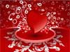 Valentijnskaarten, mijn Valentijn met blinkend hart