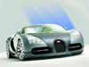 Super autokaarten, Bugatti Veyron vooraanzicht , sportwagen ecards