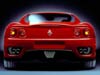 autokaarten, Ferrari Modena back, sportwagen ecards