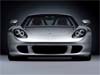 auto kaarten, Porsche Carrera 20 GT voorkant, auto e-cards
