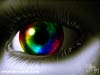 Mysterieuze kaarten het kleurvol oog colorful eye