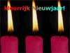 Nieuwjaarskaarten kleurrijk nieuwjaar 2024