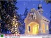 3D Kerstkaarten kerstlicht html5 sneeuw effect met countdown