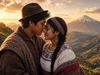Ecuadoraans stel verliefd romantische kaart