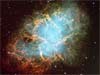 Space kaarten originele Hubble fotos Crab Nebula foto e-cards