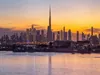 Dubai Skyline met de Burj Khalifa