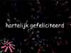 Verjaardagskaarten spetterend vuurwerk flash animatie