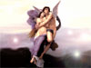 Angel, Angel Psyche, guardian angels romantic cards