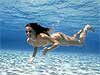 naughty girls underwater diving erotic chick e-card