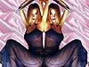 Free greeting cards nice girl erotic twins Purple Babes hot girl ecard