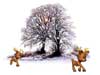 Christmas E-Cards and Holiday Greetings Reindeer Couple