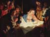 Christmas scene from van Honthorst