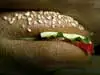 Naughty e-cards, an erotic hamburger the Pussyburger