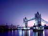 Landmark scenery cards, the London Towerbridge, landscape ecard