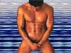 Hot nude men cards Aqua Man naughty greeting